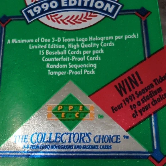 1990 Upper Deck Baseball Factory Sealed Pack Sammy Sosa Rookie Griffey  … - Picture 5 of 15